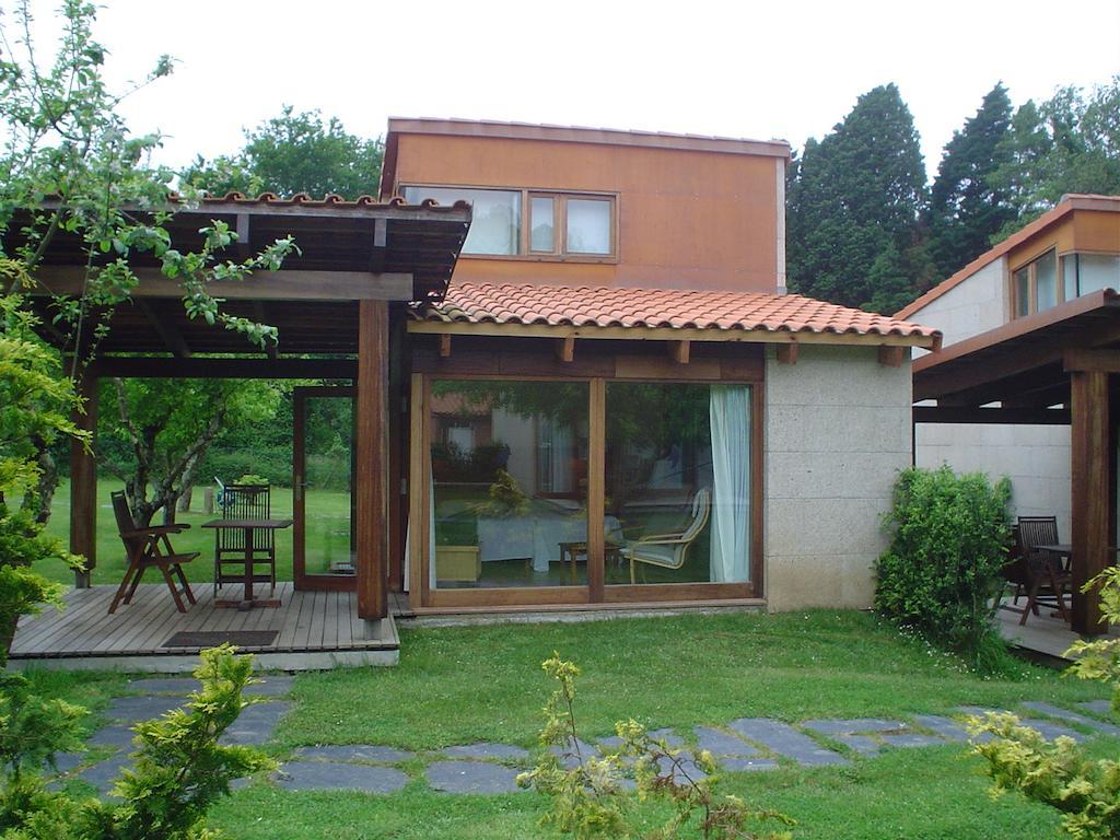 Bungalow Camping Los Manzanos Santa Cruz de Oleiros Chambre photo