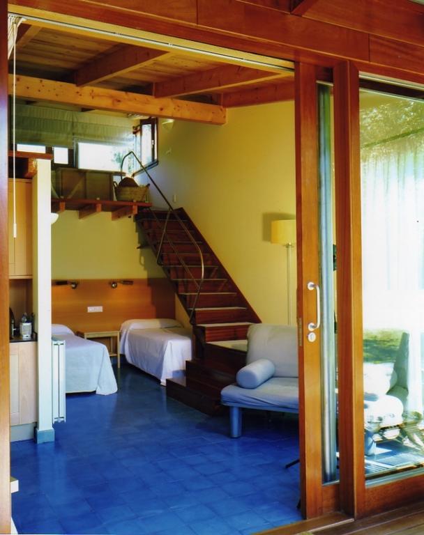Bungalow Camping Los Manzanos Santa Cruz de Oleiros Chambre photo