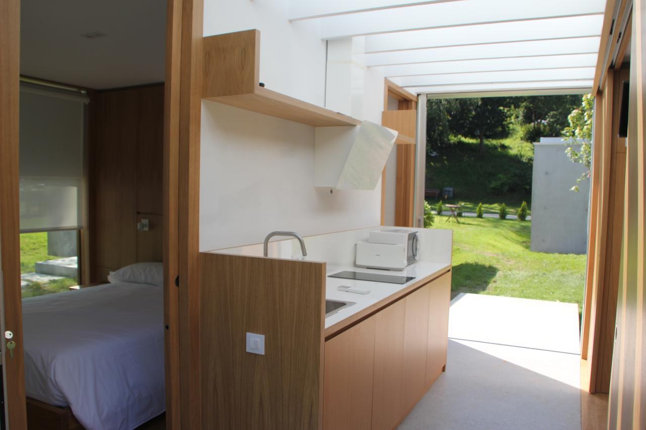 Bungalow Camping Los Manzanos Santa Cruz de Oleiros Extérieur photo