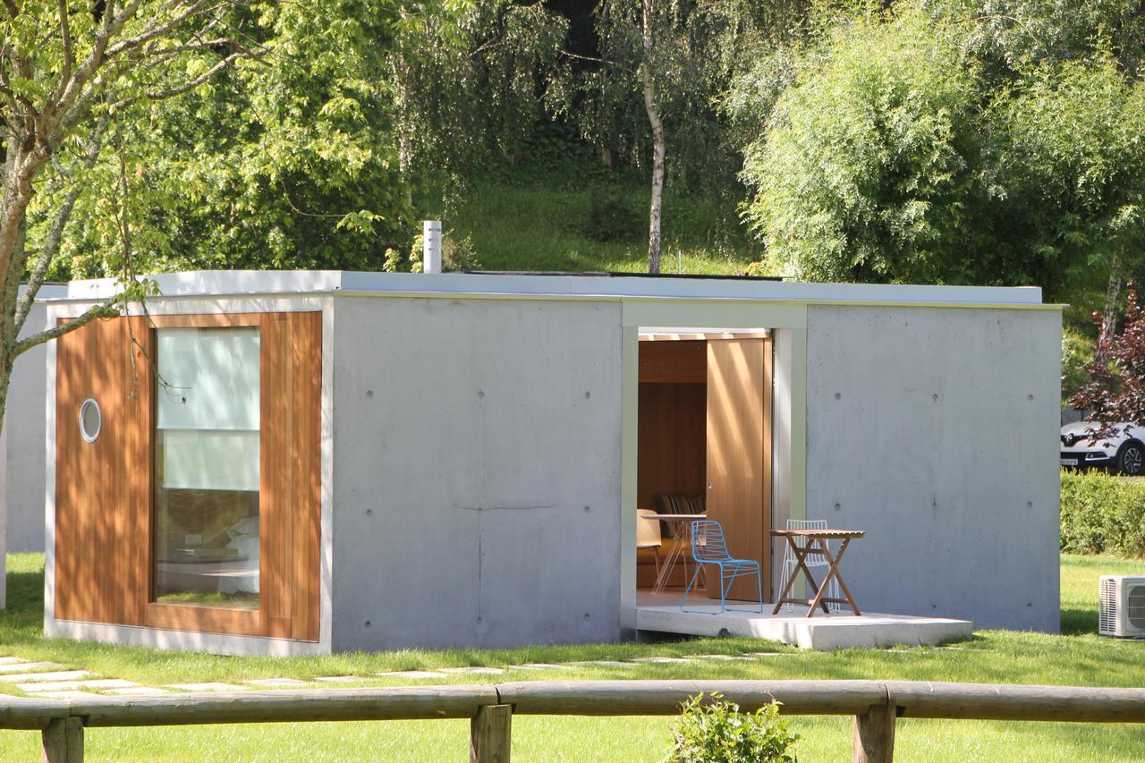 Bungalow Camping Los Manzanos Santa Cruz de Oleiros Extérieur photo
