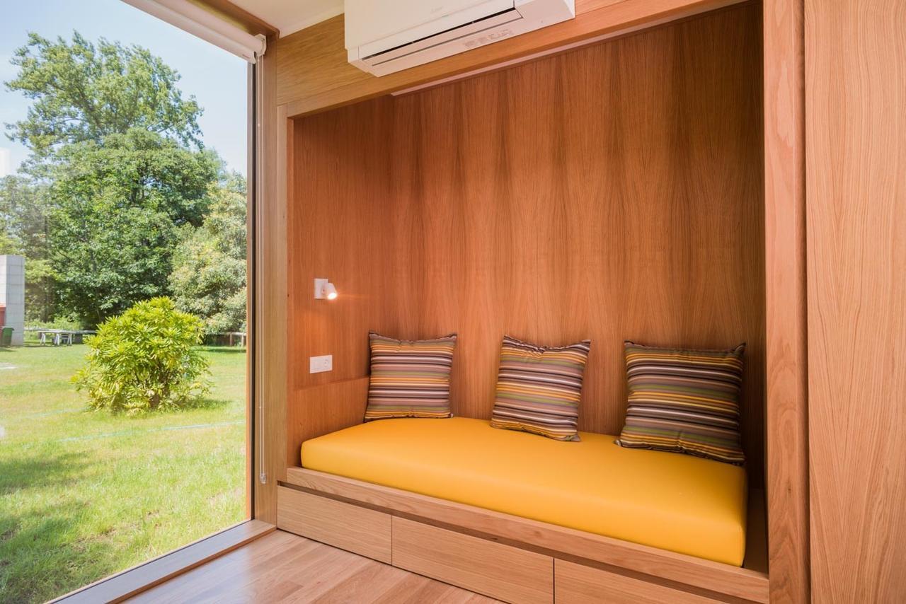 Bungalow Camping Los Manzanos Santa Cruz de Oleiros Extérieur photo